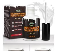 Meuvcol White Touch Up Paint, White Enamel Paint Pen For Scratches, Marks and Stains, Wall Ceilings & Wood, Furniture Touch Up Pen Tester For Appliances Bathtub Porcelain Shower