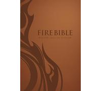 Mev Fire Bible: Brown Leather-Like Cover - Modern English Version