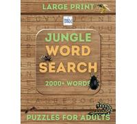 MEV Games - Large Print Jungle Word Search 2000+ Words Puzzles for Adults