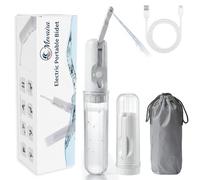 Mevaira Portable Bidet for Travel - Electric Sprayer with 3 Pressure Modes, USB-C Fast Charging, LED Indicator, 180ml Tank & Waterproof Handheld, Bottle Adapter for Home, Travel and Postpartum Hygiene
