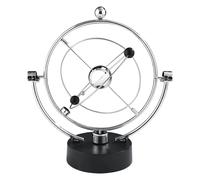 Mevbeyy Kinetic Swing Ball Ornament for Desk and Table (A603) | Keeps Swinging Until Stopped Magnetic Energy Motion Revolving Desk Art Ring And Ball Design Eye Catching Motion