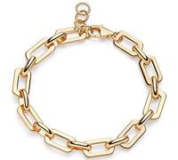 Mevecco Gold Beaded Bracelets,18K Gold Plated Handmade Cute Satellite Diamond Cut Oval and Round Beads Rope Chain Dainty Bracelet for Women