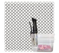 MEVLEM Sous Vide Sinker Weight Stainless Steel Mesh for Sous Vide Cooking | Food Grade Corrosion Resistant Weights for Sous Vide Cooker | Alternative to Silicone Weight Magnets