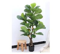 MEVZHH Artificial Plants The 80Cm Artificial Ficus-Leaf Ficus Potted Plant That is Not Easy to Break Has a High Degree of Simulation, Artificial Tree, Green. Simulation Tree