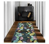 MEVZHH Carpets,Hall Carpet,Floral Pattern Non Slip Area Rugs for Indoor Hallway Entry Way Floor,Pile 0.6Cm/A/1 X 4M/a/1 * 5M