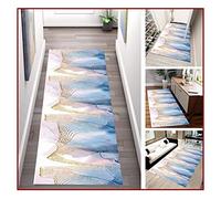MEVZHH Carpets,Lohallway Rugs Carpet, Abstract Multicolored Soft to the Touch Thin Low Pile Non-Slip Washable for Indoor Liviroom Entryway/A/1 X 5M/a/0.6 * 6M