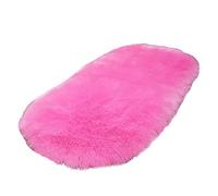 MEVZHH Carpets,Soft Touch Round Rugs for Bedroom & Liviroom Fluffy Blue Shaggy Carpet Multiple/a/W45*L45Cm(18 * 18Inch)