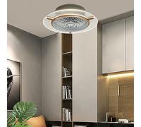 MEVZHH Ceilifans with Lights Timer Ceilifans Withps,Silent Fan Light Ceiliwith Remote Control 3 Speed Fan Ceililights for Bedroom Contemporary Light Fitting,Brown/D