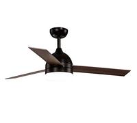 MEVZHH Ceilifans Withps,Industrial Retro Ceilifan Simple Modern Fanp Liviroom Restaurant Led Fan Light/Coffee Color(48 Inch)