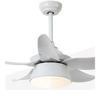 MEVZHH Ceilifans Withps,Liviroom Diniroom Bedroom Home Simple Modern Fanp Fan Mute Upgrade Energy-Saviand, Positive and Negative/White