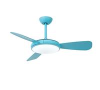 MEVZHH Ceilifans Withps,Restaurant Fan Lights Liviroom Remote Control Simple Household Bedroom Fan Wind Mute Upgrade Energy-Saviand, Positive Reversal/Blue/B