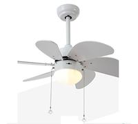 MEVZHH Ceilifans Withps,Simple Fashion Fan Bedroom Restaurant Liviroom Led Ceilielectric Wind Ceilifan Light Fairy Tale Color Simple Mute Upgrade Energy-Saving/White