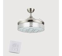 MEVZHH Ceilifansps,Ceilifan Lights Fan Lights Liviroom Simple Modern Fan Led Restaurant Fanart Dimming/Wall Control/White Light