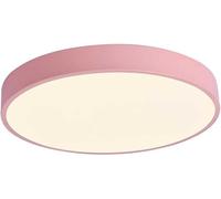 MEVZHH Chandeliers,Christmasp, Tri-Color Dimmiled Ceililight Fixturemalist Fmount Ceilingp Slim 1.9In Ceililighti(Shade) Modern Flatp for Bedroom, Living/Pink/40Cm