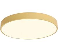 MEVZHH Chandeliers,Christmasp, Tri-Color Dimmiled Ceililight Fixturemalist Fmount Ceilingp Slim 1.9In Ceililighti(Shade) Modern Flatp for Bedroom, Living/Yellow/23Cm