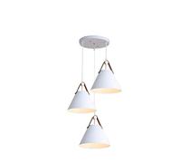 MEVZHH Chandeliers,E26 Three-Headedp,European Style Simple Hangilights,Restaurantp Shade,Retro Hotel Hangifixture,Matte Nostalgia Cloakroom Lantern(Co Present/B