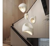 MEVZHH Chandeliers,Nordic Style E27 Light - Modern Adjustable White Wabi-Sabi Cement Ceilifixture for Diniroom Kitchen Liviroom & Corridor - Stylishpension