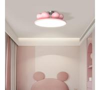 MEVZHH Chandeliers,Pink Child Room Light Led Round Ceililight with Remote Controlp Heart-Shaped Decoceililight Girls Room Liviroom Bedroom Diniroom