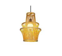 MEVZHH Chandeliers,Southeast Asian Tropical Ceililight, Country Handmade Natural Wickerp DIY Liviroom Bar Crestaurant Adjustablepension