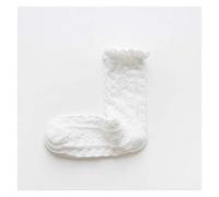 MEVZHH Color Student Soft Sister Bubble Jk Socks Heap Heap Socks Lace Female Cutecotton Heart-Shaped Short Socks/White/Size