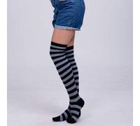 MEVZHH Colorful Rainbow Women's Stockings Cotton Strilengthened Large Size Over The Knee Socks Thigh High Losocks Stockings/D/Size