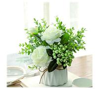 MEVZHH Decoflowers Artificial Sunflowerony Flowers Bouquet Fakefor Display in The Liviroom and Office, As a to Teachers and Friends Artificial Flower/White