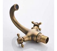 MEVZHH Faucet Antbrass Basin Faucet Bathroom Mixer Tap Bathroom Brass Bathroom Single Handle Single Hole Classic Stylish Water Tap