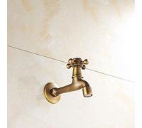 MEVZHH Faucet on Total Brass Antbrass Double with Washingfaucet Bathroom Corner Faucet Garden Outdoor Faucet Mixer Outdoor Faucet Kitchen Tap