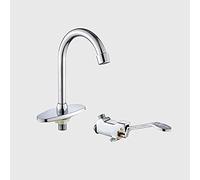 MEVZHH Faucets,Water-Taps,Faucet Factory All Bronze Foot Tytap Single Cold Kitchen Switch Faucet Laboratory Footsteps Basin Water-Tap Hygiene Convenience Liberation Hands