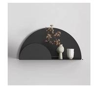 MEVZHH Floatishelves,Floatiwall Shelves Metal Easy Mount Decoshelvifor Bathroom Kitchen Liviroom Stylish Wall Art Display for Home Decor & Nization/Black 1Pcs/ Size