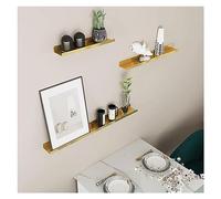 MEVZHH Floatishelves,Set of 3 Floatiwall Shelves Stylish Wall Mounted Shelves for Bedroom Bathroom Kitchen Liviroom for Plants Picturees and Art Decor/3Pcs D/Size
