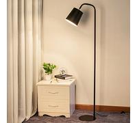 MEVZHH Floorps Floorp,Bedroom Bedside Liviroom Study Vertical Simple Nordic Floor Light Standilight/Yellow-Remote Control Switch/Black-Foot Switch