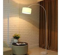 MEVZHH Floorps,Modern Fishigear Arch Floorps,Marble Base Led Floorp, with Remote Control, Adjustable Light Color. Standilight/B-9W/C-7W