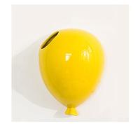 MEVZHH Hangiplanters Ceramic Wall Mountedplanter Balloon Wall Hangingpot Hangiplanter Artificial Flowers Vase Home Decoration Hangingpots/Yellow