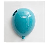 MEVZHH Hangiplanters Ceramic Wall Mountedplanter Balloon Wall Hangingpot Hangiplanter Artificial Flowers Vase Home Decoration Hangingpots/Blue