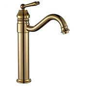 MEVZHH Kitchen Faucets,Faucet All Faucetd Plated Eurostyle Faucet Single Handle Basin Mixer for Cold and Hot Water Tap