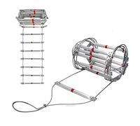 MEVZHH Ladders,Soft Ladder Roladder,Rostep Ladder, Fire Escastep Ladder with Hooks for Rescue, Flame Resistantdal Outdoor Climb/A/12M/39.4Ft