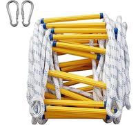 MEVZHH Ladders,Soft Ladder Safety Ladder,Roladder Rescue Ladder for Emergencies, Fireproof Escaladder, Emergency Fire Ladder with Carabiners/50M/18M/40M