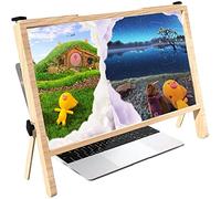 MEVZHH Magnifyiglasses,Laptop Screen Magnifier Desktop Screen Magnifyiglass,22" Anti Blue Light Laptop Screen Protector,Compatible with 15/16/17/18/20" Mobile Phone, Tablet/Natural