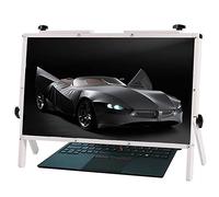 MEVZHH Magnifyiglasses,Screen Magnifier Amplifier, 3D 22" Screen Magnifier for Laptop, Magnifyiglass for Reading, 3X Magnifier/Magnifyisheet Fresnel Lens./White