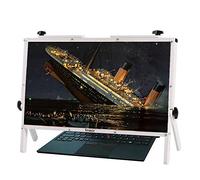 MEVZHH Magnifyiglasses,Screen Magnifier for Desktop, 22 inch Convenient Foldiprojection Display, Compatible with 14/15/16/17/18/20 inch Mobile Phone, Tablet, 19.41In X 14.3In X10.28In,Natural/White