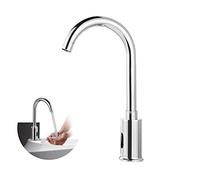 MEVZHH Modern Full Fully Automatic Induction Faucet Hand Washibasin Faucets,Toilet Kitchen Bathroom Public Engineesink Mixer Tap Fittipresent
