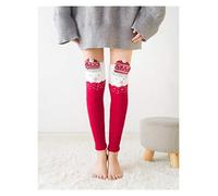 MEVZHH Mori Girl Striped Animal Knee Socks Cute Lovely Kawaii Cozy Thigh High Socks Autumn Warm Losock/Anklets Santa Claus/Size