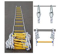 MEVZHH Soft Ladder Fire Esca1-Story Ladder,Safety Roladder,Emergency Rescue Ladder for Indoor or Outdoor Play Set,Tree House, Playground//9Ft