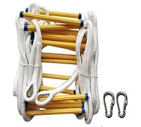 MEVZHH Soft Ladder Roladder Fire Ladders, Fireproof Escaladder Rescue Ladder, Roladder Multi-Purpose Ladder Emergency Ladder with Karabiners, Rescue Roladder and Safety Ladder for Fast/25M(82Ft)