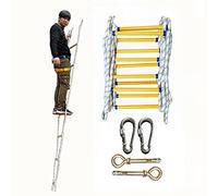 MEVZHH Soft Ladder Roladder,Safety Roladder,Emergency Ladders,Outdoor Rescue Rostep Ladder, Creat Safety Route for Fire Escafrom Window, Foldable Safety Rowith Accessories/5M/16.4Ft