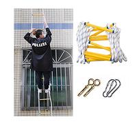 MEVZHH Soft Ladder Safety Roladder,Escaladders,Emergency Ladders,Roescaladders,Fire Outdoor Climescaladders,Household Safety Rescue Ladders,10M/32.8Ft/35M/114.82Ft/Yellow/15M/49.21Ft/Yellow/6M/19.68Ft