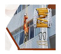 MEVZHH Soft Ladder Safety Roladder,Escaladders,Emergency Ladders,Window Fire Emergency Escaladder,Climrorescue Ladders for Kids or Adult,Reusable/15M/49.21Ft