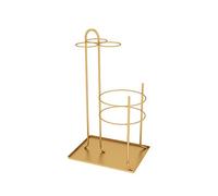 MEVZHH Umbrella Stands,Indoor, Umbrella Stand-Home Hotel Foyer Lobby Umbrella Stand Wrought Iron Floor Umbrella Bucket Umbrella Stand Indoor Tall/D
