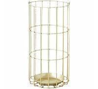 MEVZHH Umbrella Stands Round Metal Umbrella Stand, Independent Cane Umbrella Stand for Entrance Passage, Simple Umbrella Stand, Detachable Water Tray Umbrella Stand,Black/D/Q